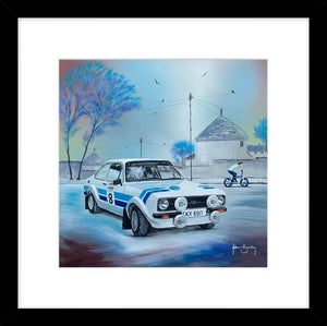 Ford Escort MKII Mark Two 2 Exclusive Adam Barsby Art Picture