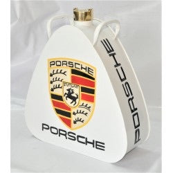 Retro Hand Painted Porsche Advertising Aluminium Oil Petrol Jerry can SALE