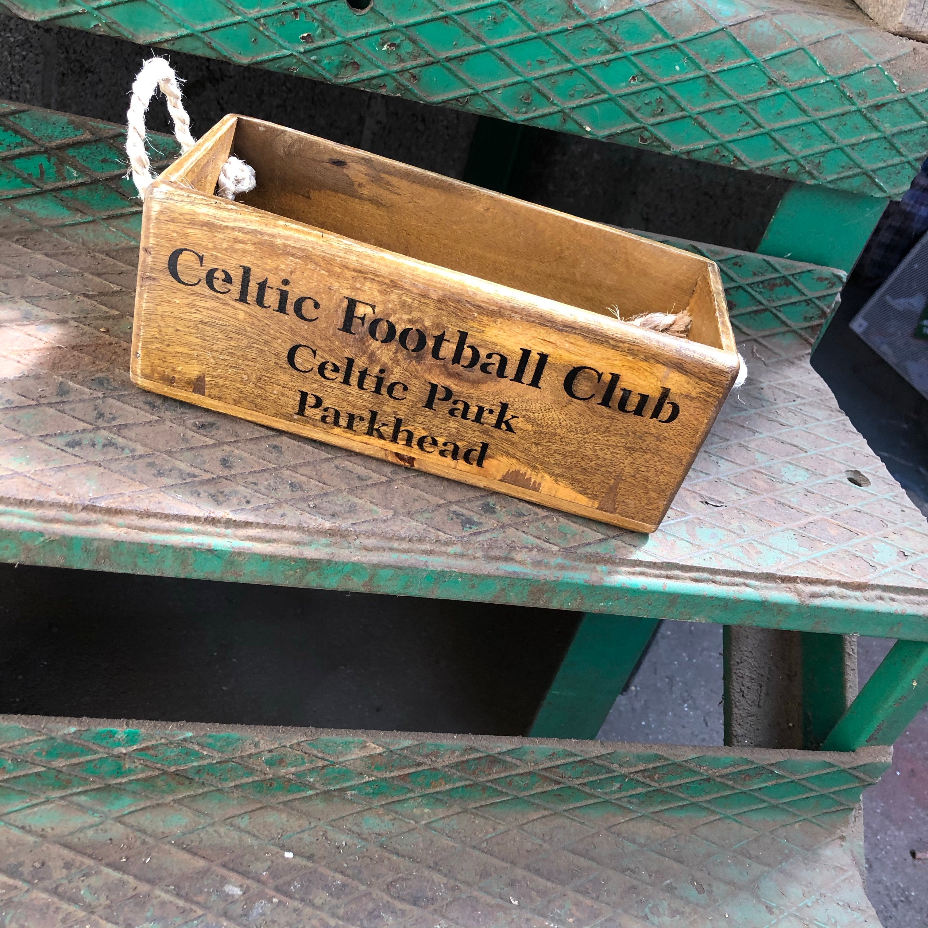 Celtic football club wooden box - SALE