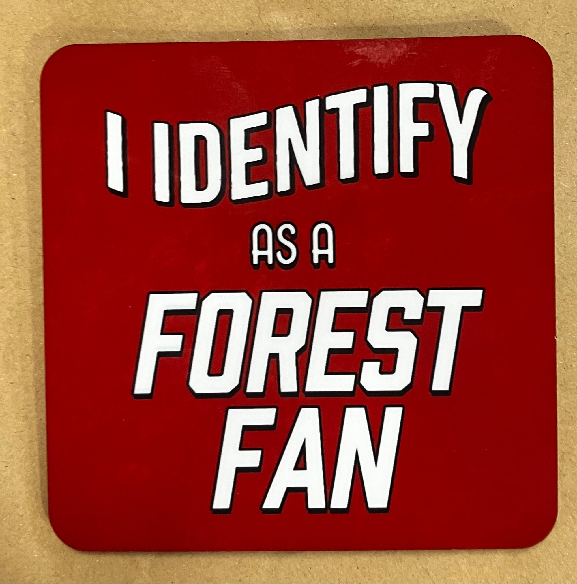 Football coasters - Forest