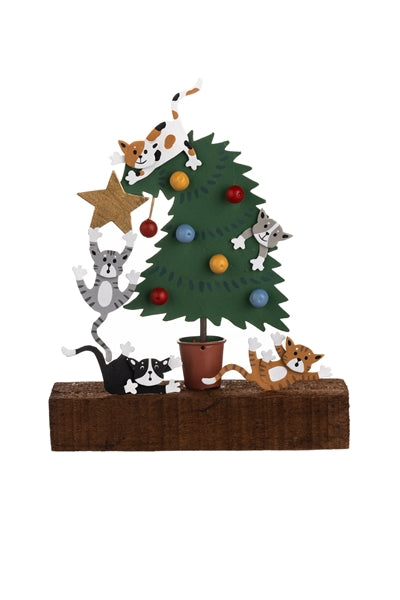Shoeless joe Christmas Decoration - Cat / Dog Chaos Block - Choice of Design