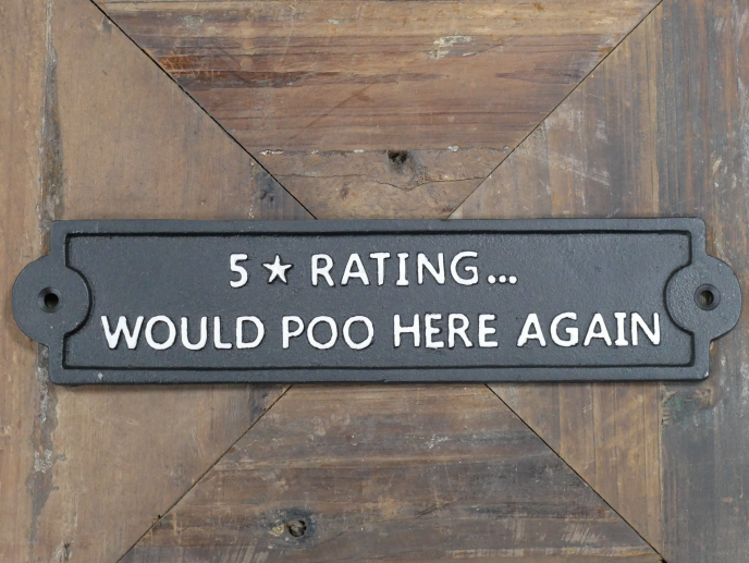 Cast Iron Signs - Choice of Design
