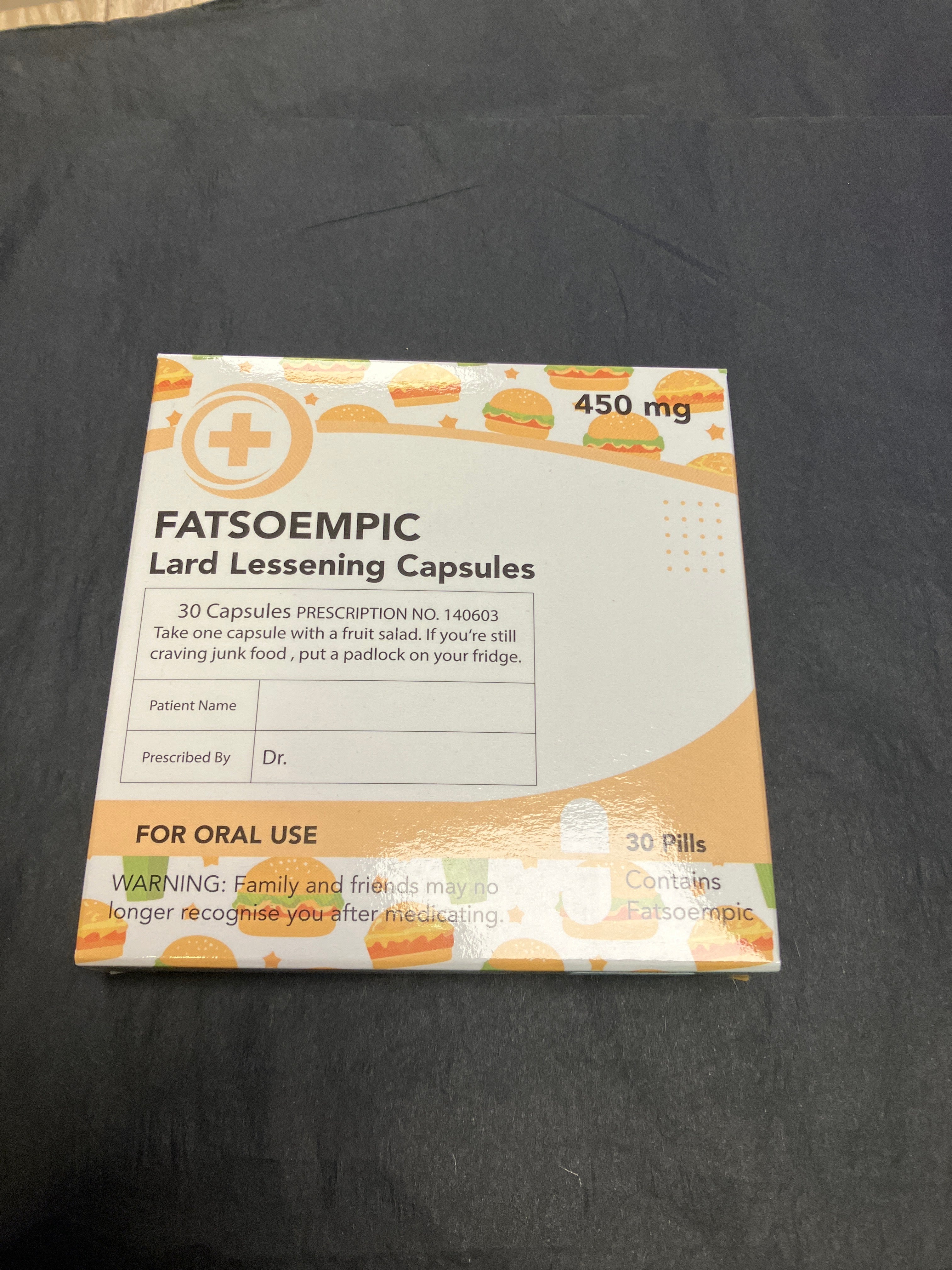 Funny Prescription Joke Pills (Actually Mints) - Choice of condition