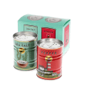 Metal Salt and Pepper Tins - Set Of 2