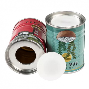 Metal Salt and Pepper Tins - Set Of 2