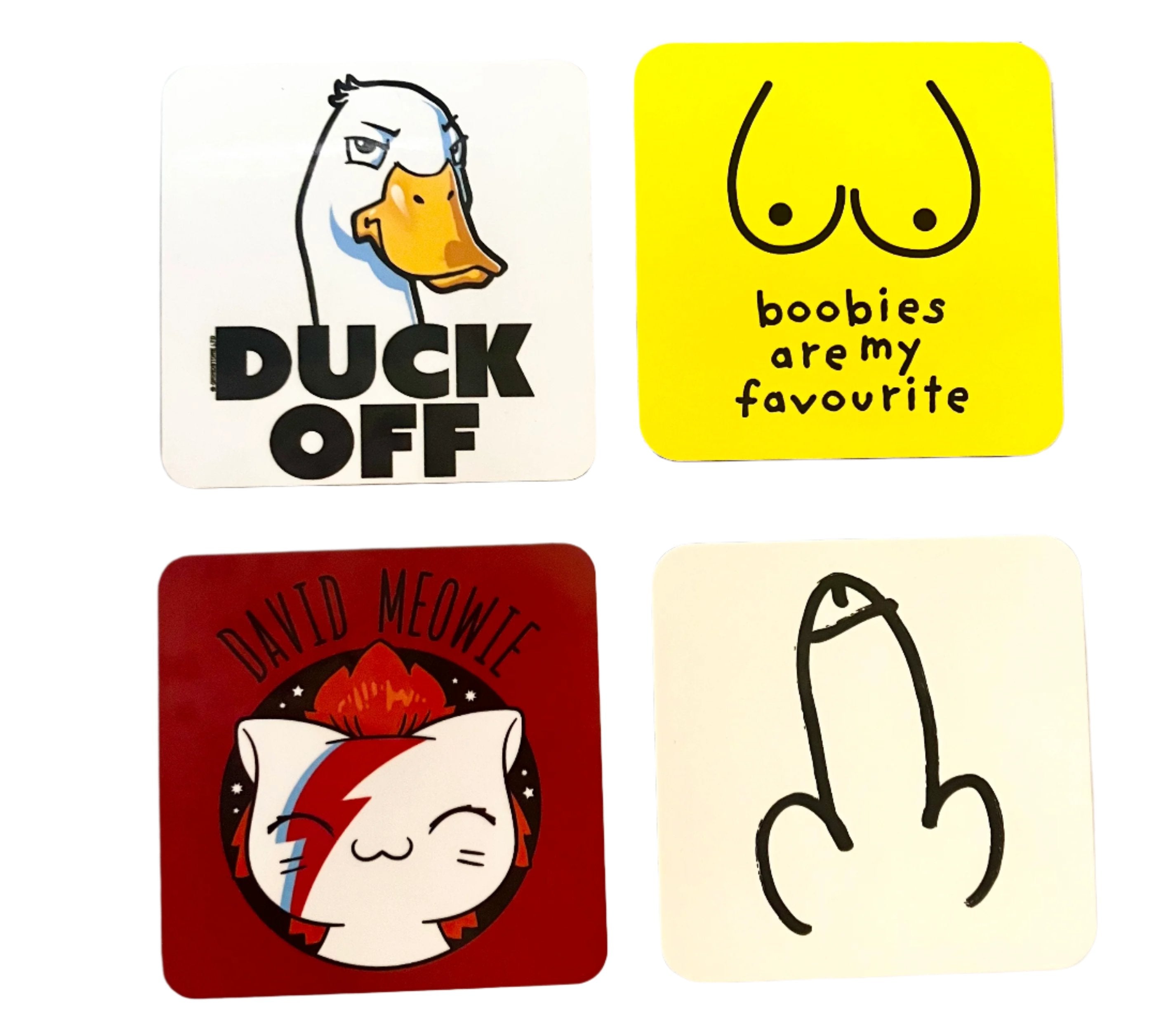 Rude and funny coasters