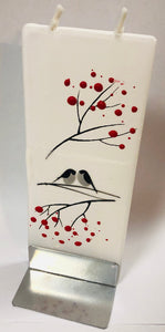 Flat Candle - birds