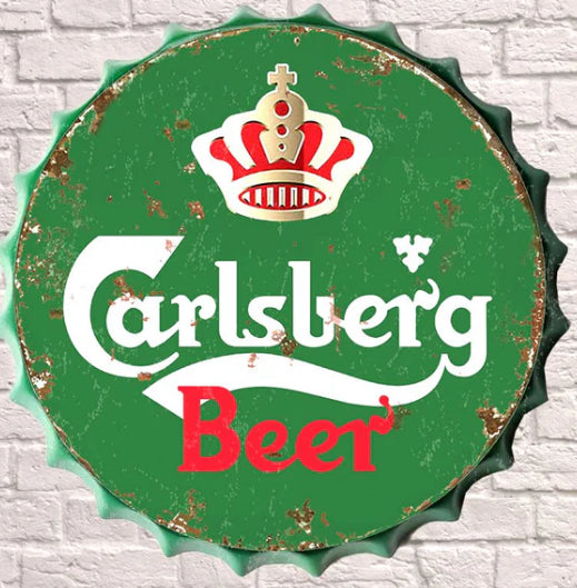 Carlsberg large bottle top wall art