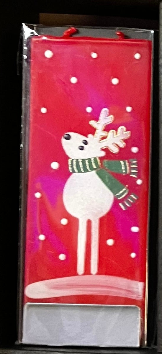 Flat Candle - Reindeer