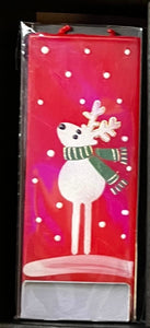 Flat Candle - Reindeer