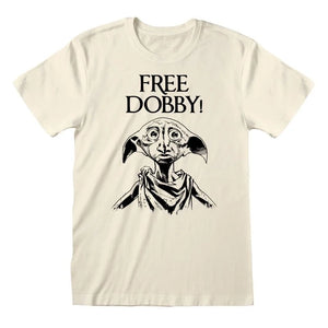 Free Dobby Harry Potter Graphic T-Shirt For Adults 100% Cotton T Shirt