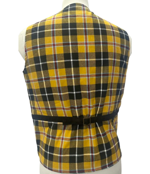 Cornwall Cornish St Piran's Cotton Canvas Handmade Stitched Quality Flag Waistcoat