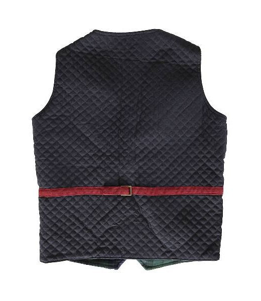 British Union Jack Beige and Maroon Cotton Marine Canvas Handmade Stitched Quality Flag Waistcoat