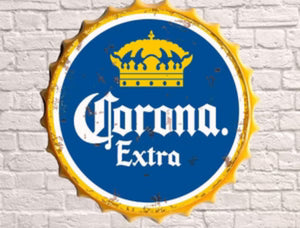 Corona large bottle top wall art