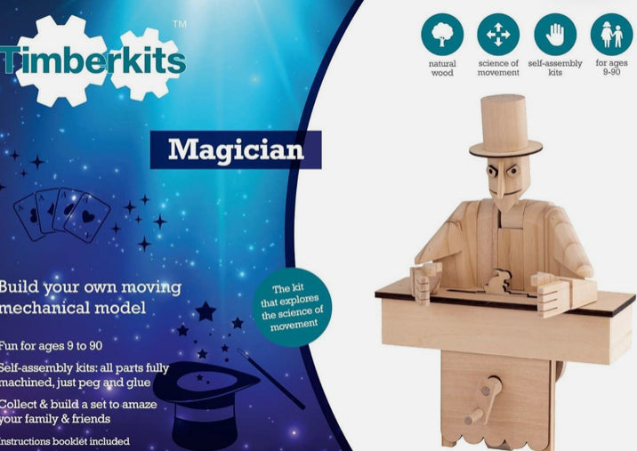 Timber kits Mechanical Wooden Model Self Build Kit - Choice of Timberkit Model