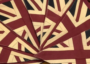 Stunning British Union Jack Quality Bunting Cotton Canvas - Available as Stitched or Printed