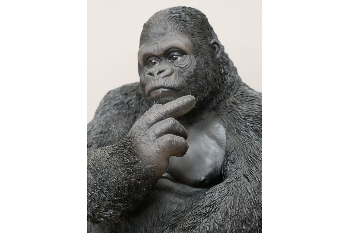 Naughty Up Yours Gary the Silverback Gorilla Figure