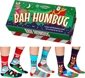 Bah Humbug funny socks