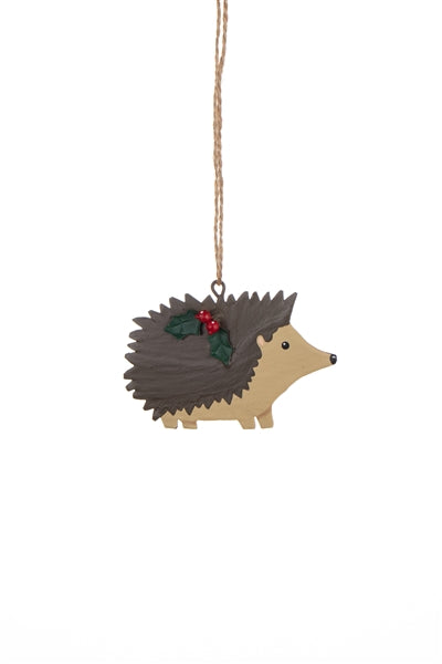 Shoeless joe Christmas Decoration - Hedgehog Holly
