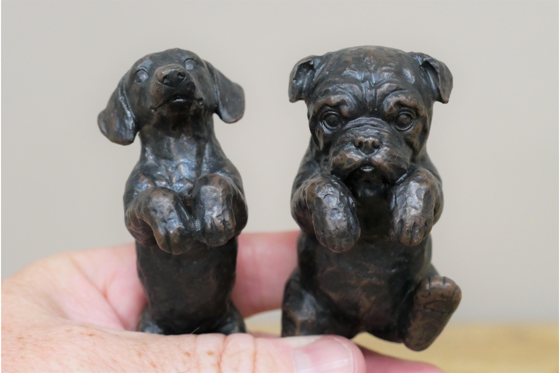 Garden Dog Plant Pot Hangers  - Choice Pug or Dachshund