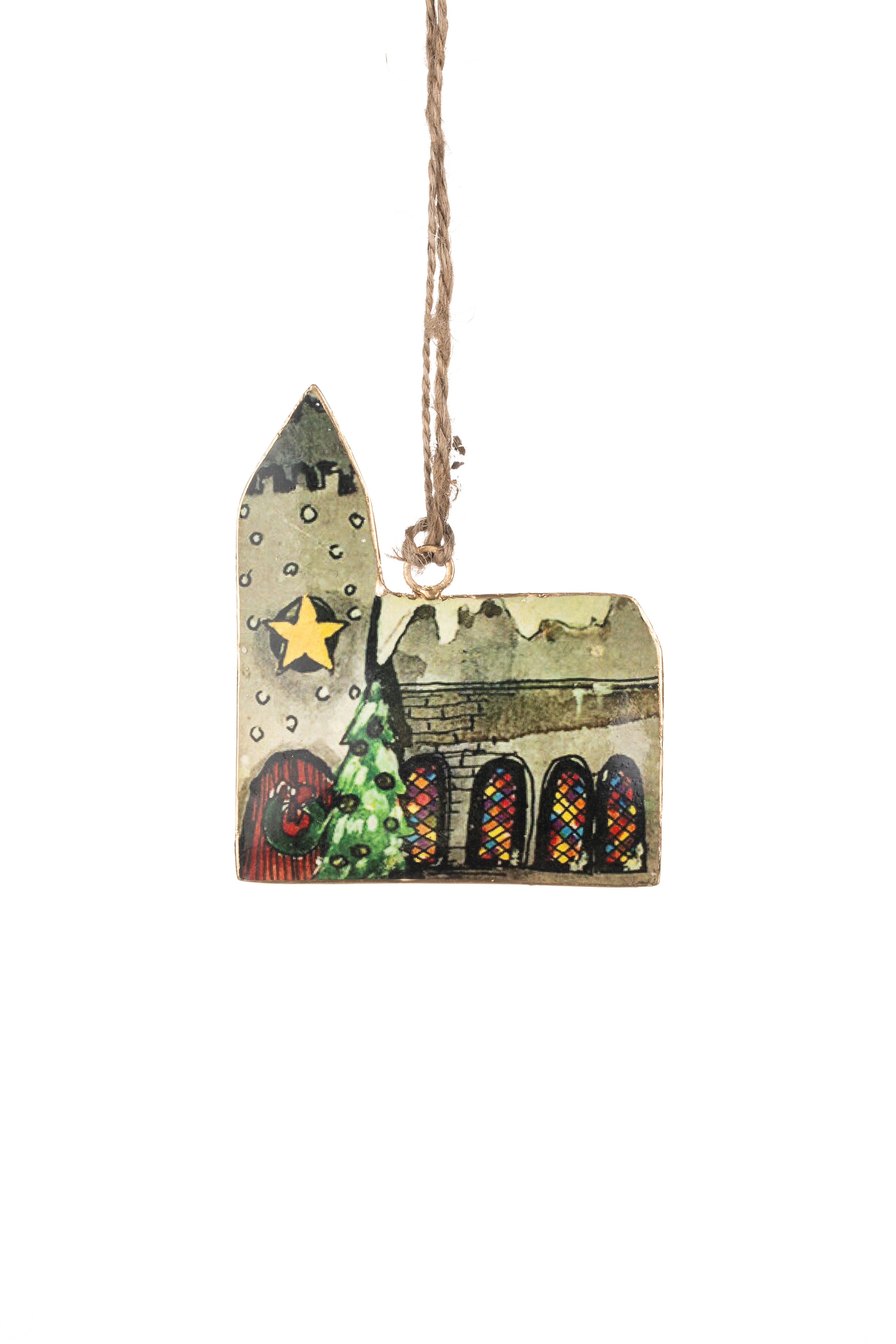 Shoeless joe Christmas Decoration - Metal Heart Tree or Bauble Hanger - Choice Of Designs