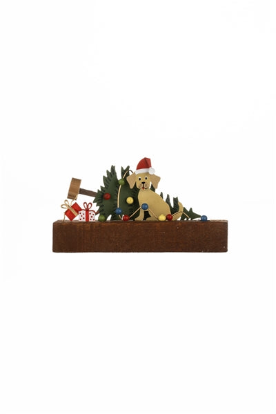Shoeless joe Christmas Decoration - Cat / Dog Chaos Block - Choice of Design