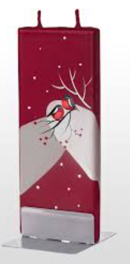 Flat Candle - robins