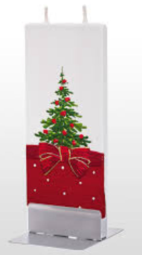 Flat Candle - Christmas tree
