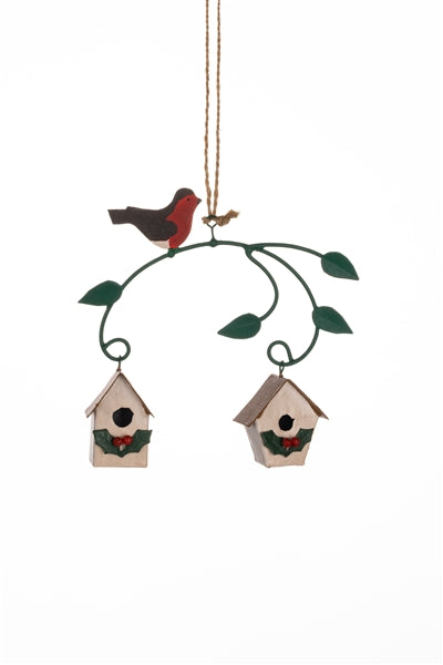 Shoeless joe Christmas Decoration - Robin and Bird Boxes