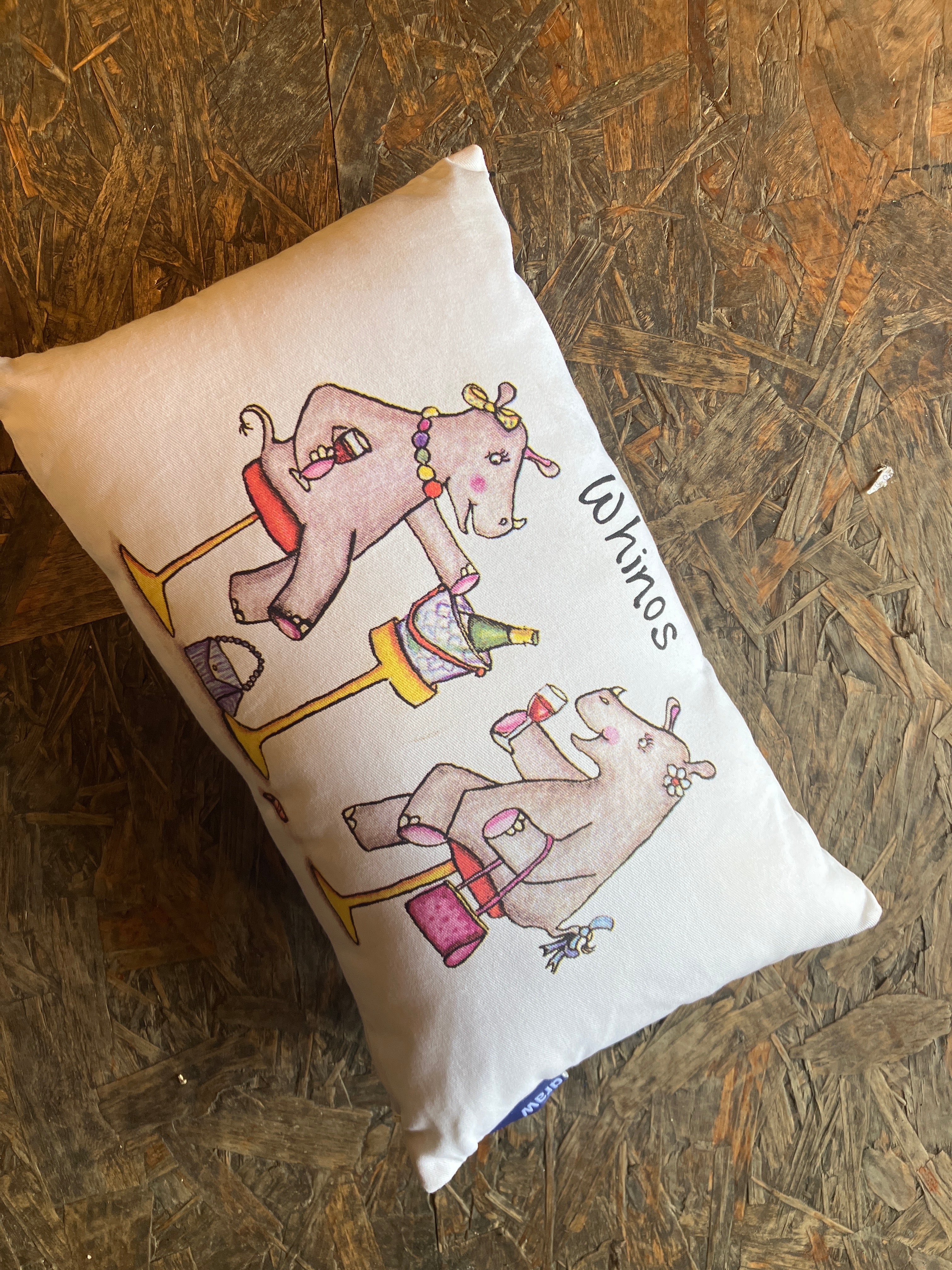 Whino Rhinos funny cushion