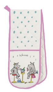 Funny Whino Rhino oven gloves
