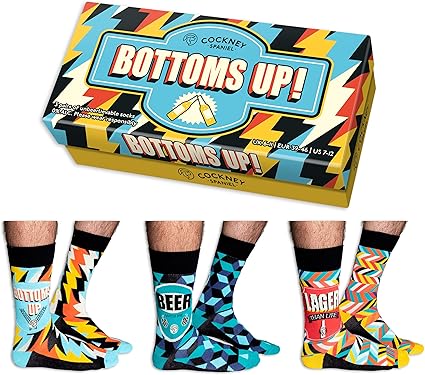 Bottoms up funny socks