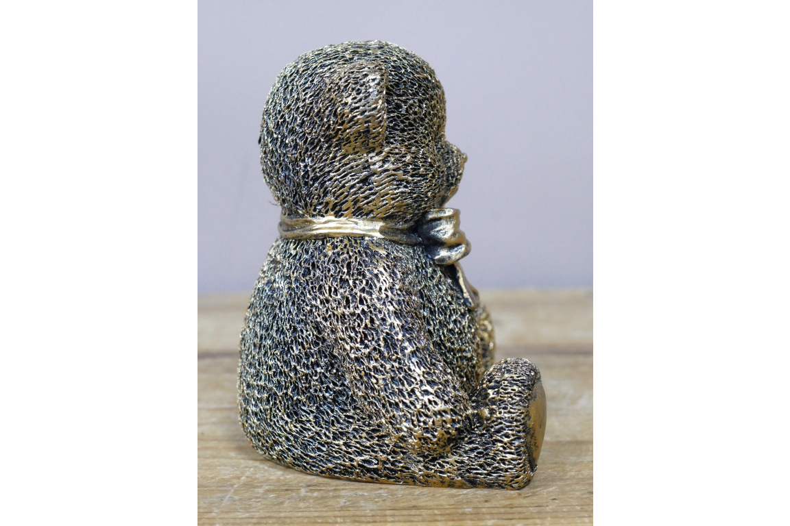 Golden Teddy Bear Ornament