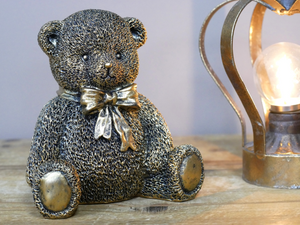 Golden Teddy Bear Ornament