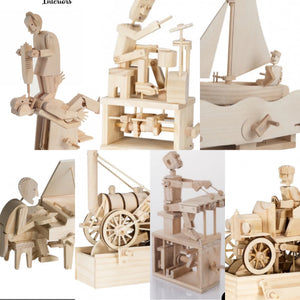 Timber kits Mechanical Wooden Model Self Build Kit - Choice of Timberkit Model