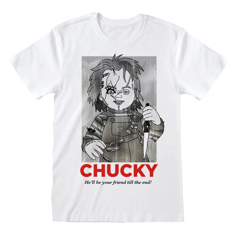 Chucky Frieds to the end 100% Licenced Cotton TShirt (Copy)