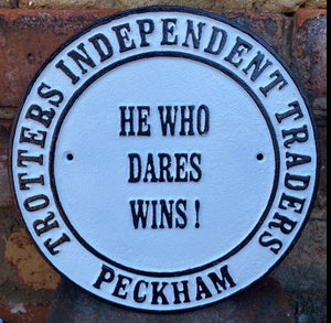 Large heavy cast iron sign - Choice of Designs