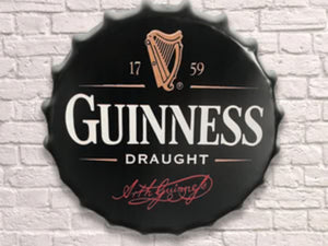 Guiness large bottle top wall art