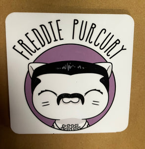 Freddie Purcury coaster