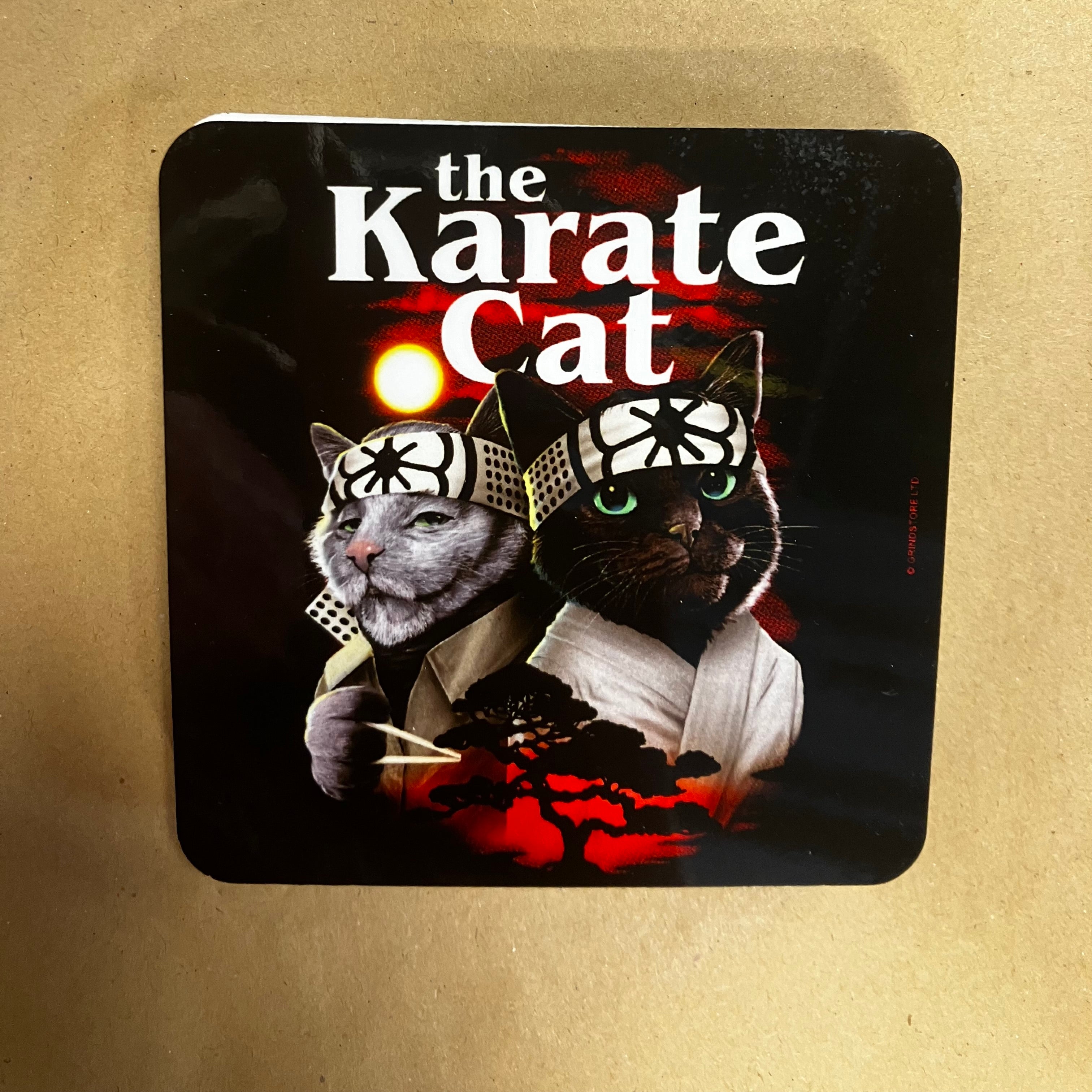 Karate Cat Coaster
