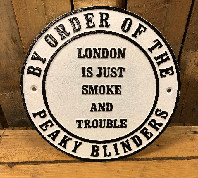 Large heavy cast iron sign - Choice of Designs