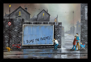 I Blame the Parents Graffiti Adam Barsby Art Picture