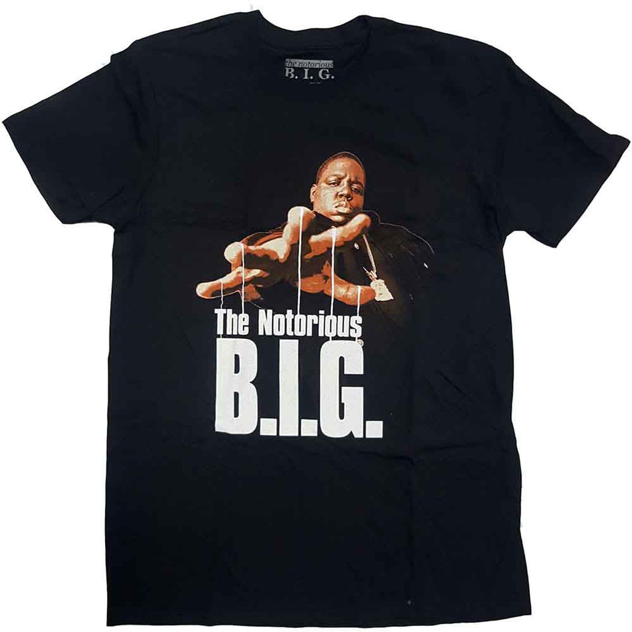 Official Licensed Biggie Smalls Notorious BIG Unisex T-Shirt: Reachstrings (Black)