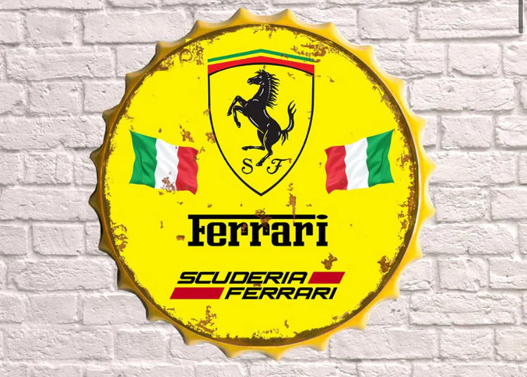 Ferarri Large bottle top wall art