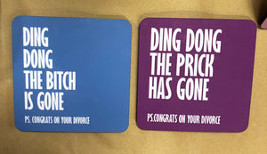 Divorce funny coaster