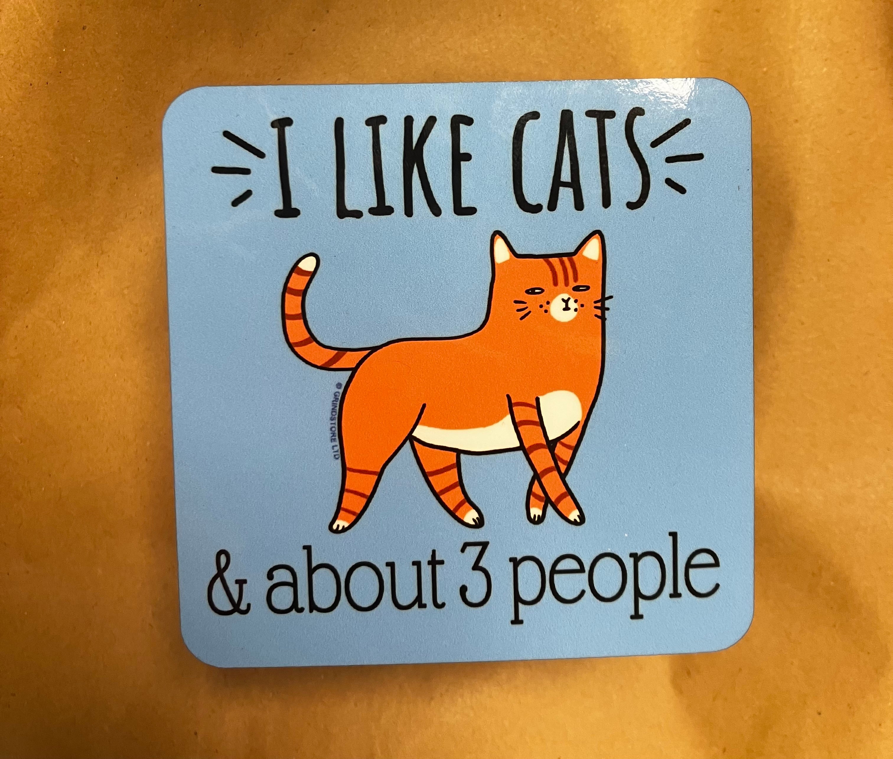Cats funny coaster