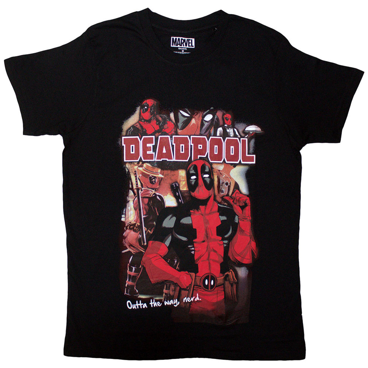 Marvel Comics Unisex T-Shirt: Deadpool Outta The Way