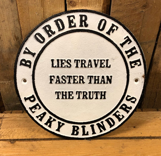 Large heavy cast iron sign - Choice of Designs