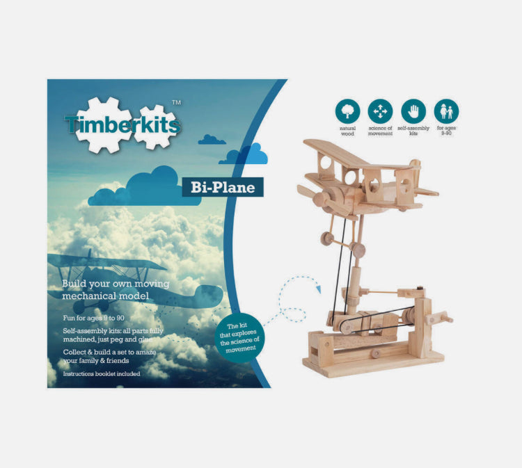 Timber kits Mechanical Wooden Model Self Build Kit - Choice of Timberkit Model