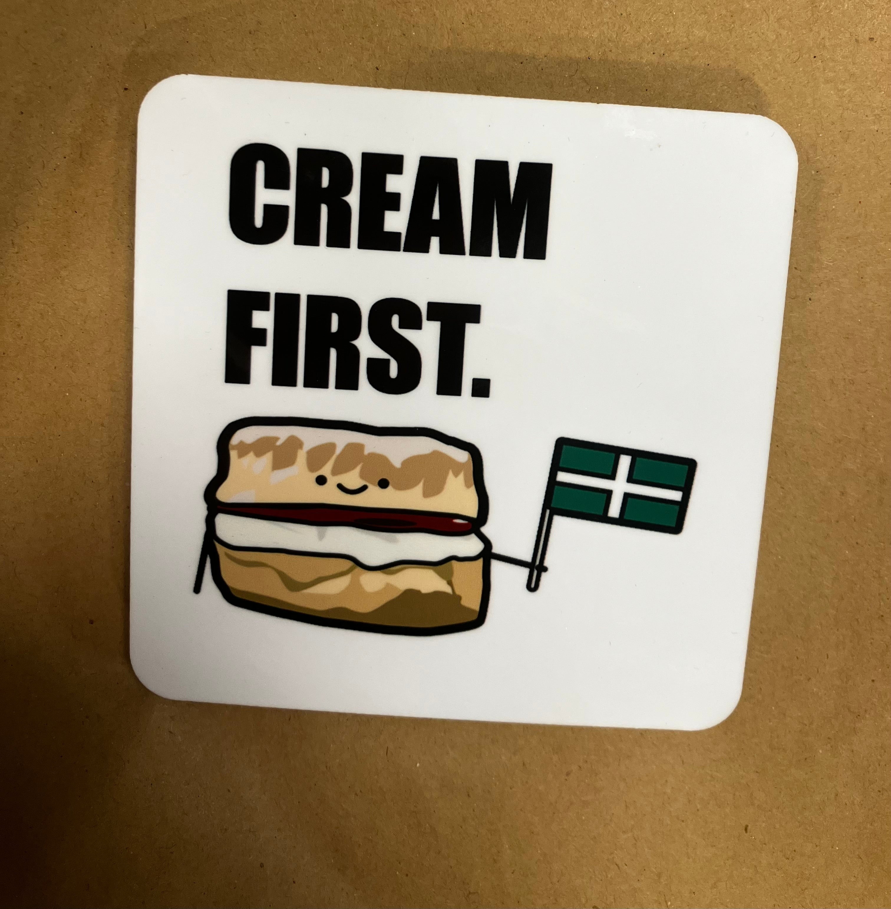 Devon Scone funny coaster